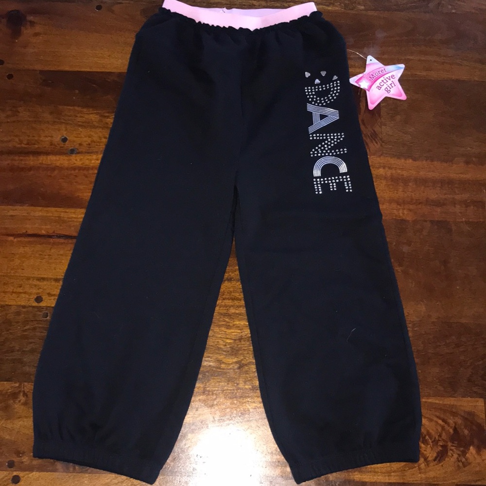 Moret active girl cropped joggers dance M 8 10